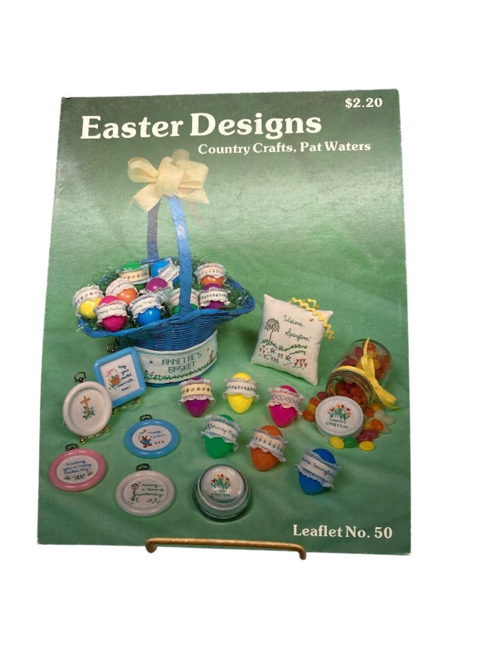 Vintage Cross Stitch Patterns, Easter Designs by Pat Waters, Country Crafts